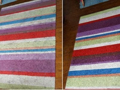 rug cleaning before and after